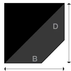 Fåvne Underlagsplate C Emalje Sort/Grå B100xD100