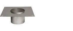 Exodraft Firkantet Flens FR3 Til Stålpipe 395x395mm