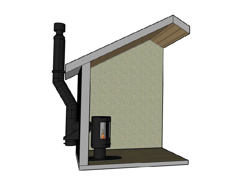 Gram Stålpipe (A) Ø200 L500 Cm - Billede 2