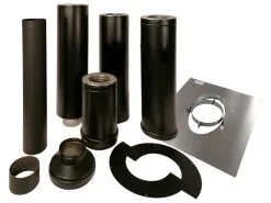 Gram Stålpipe (C) Ø150 L500 Cm Uiso/iso (200/300) UT 21-45gr