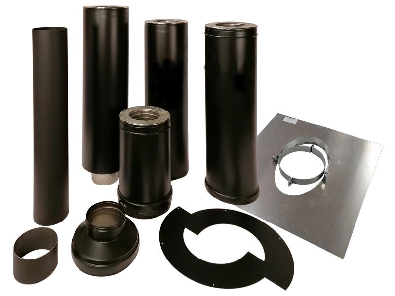 Gram Stålpipe (C) Ø150 L500 Cm Uiso/iso (150/350) UT 0-20gr