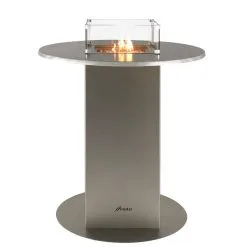Firestar Ambiente Bartable - Rustfritt Stål