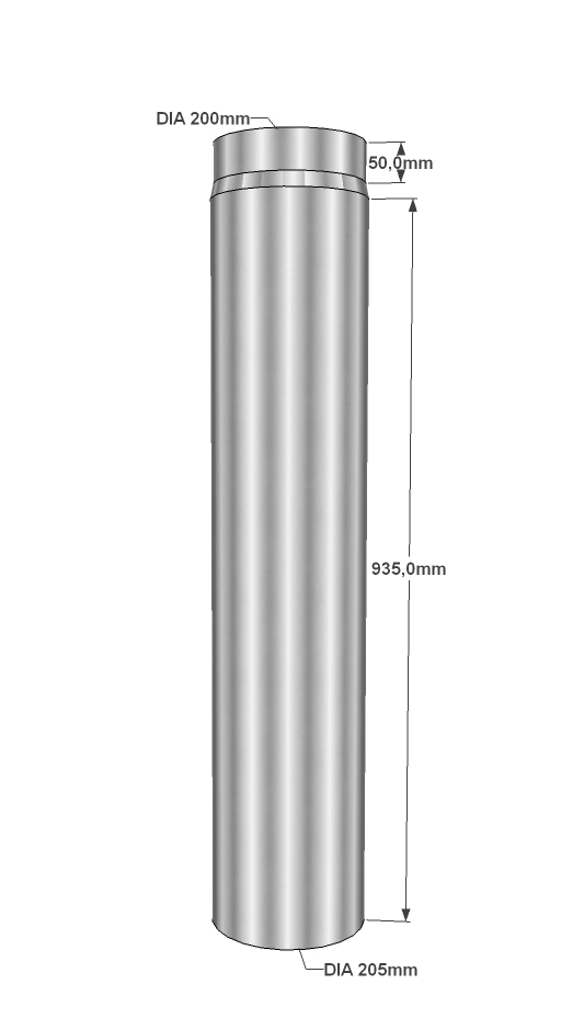 Fåvne Peisrør Ø200