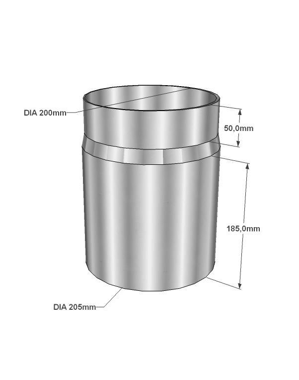 Fåvne Peisrør Ø200 - Billede 5