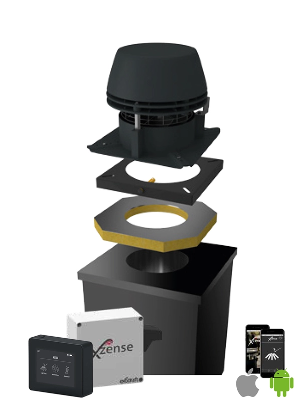 Exodraft Røyksugerpakke 1 RS-009 / Xzense