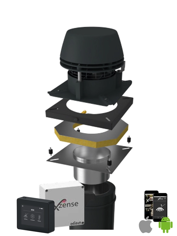 Exodraft Røyksugerpakke 3 RS-009 / Xzense