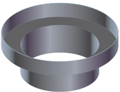 KIERULFF Ø150 - Uisolert Overgang Ø118