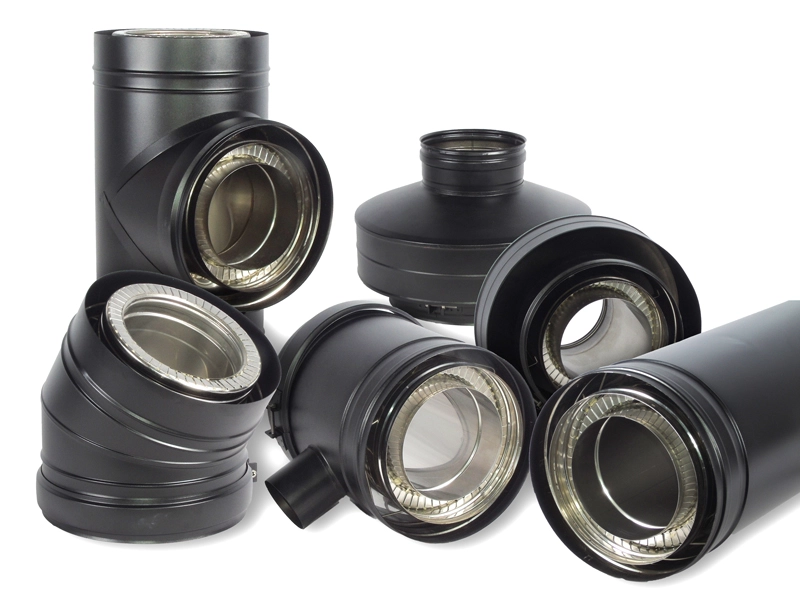 Gram Stålpipe (B) Friskluft Ø150 L500 Cm TS - Billede 3