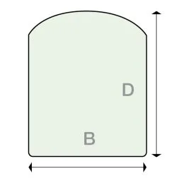 Fåvne Underlagsplate Glass B75 X D85